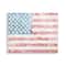 Stupell Industries Patriotic Brushed Flag Wall Plaque Art